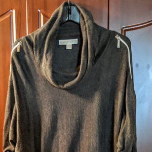 Michael Kors Dark Grey Cowlneck